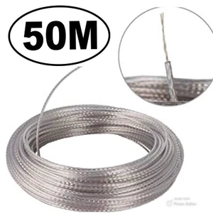10/20/30/50m Washing Line Rope Strong Thick PVC Steel Core Laundry Clothes Lines - Picture 1 of 5