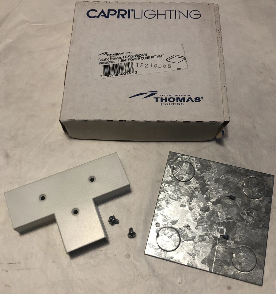 Capri Lighting T-Bar Power Connect Kit White - Image 1 of 4