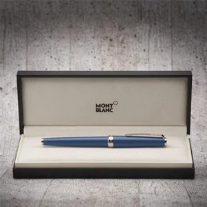 Montblanc PIX Collection Precious Resin Petrol Blue Roller Ball ID 119583 OVP - Picture 1 of 6