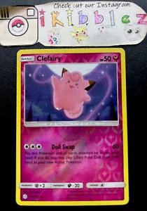 Carta Pokémon CLEFAIRY 144/236 NM Reverse Holo Tipo Fata. Spedizione tracciata gratuita! - Foto 1 di 4
