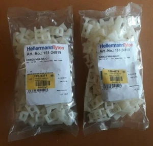 REDUZIERT HellermannTyton Natur Kabelbinderhalterung 14,5 mm x 25 mm 8 mm max.C/T Breite - Bild 1 von 1