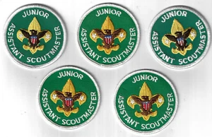 1970s-80s Junior Assistant Scoutmaster Youth Position Patch Lot of 5 [MA477] - Picture 1 of 1
