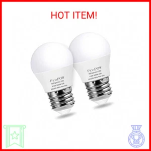 LED Refrigerator Light Bulb 40 Watt Equivalent 120V 4.5W Fridge Bulbs Daylight W - Picture 1 of 2