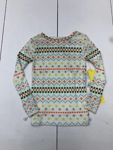 Cat & Jack Girls White Multicolor Pajama Top Size 5T - Picture 1 of 7