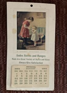 Antique 1904 Phillips & Clark Stove Co Andes Stoves Advertising Calendar
