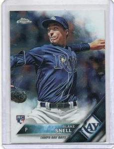 Blake Snell 2016 Topps Chrome Rookie Card #181 Dodgers A199 - Bild 1 von 2