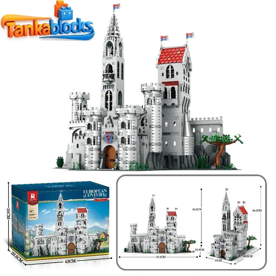 Reobrix 55016 Castillo del Rey 3999 Piezas Castillo Construcción Set Regalo Navidad Foto 1 de 4