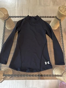 Under Armour ColdGear Fitted Long Sleeve Shirt Youth Small Athletic Top - Picture 1 of 5