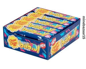 Chupa Chups Big Babol Bubble Gum, Blue Raspberry Tongue Painter 20 x 6 Piece - Picture 1 of 6