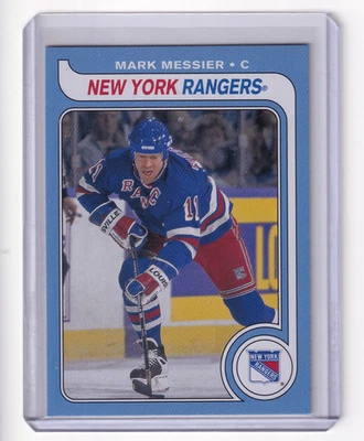 Mark Messier 2008-09 O-Pee-Chee #575 Retro SP Rangers ¡HOF! Foto 1 de 2