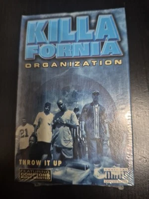 *RARE SEALED* Throw It Up by Killafornia Organization Cassette 1996 CMW MC Eiht  - Image 1 of 4