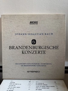 GERMAN BOX LP 33 JS BACH (BRANDENBURGISCHE KONZERTE) - Picture 1 of 2