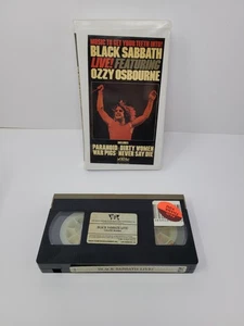 Black Sabbath Ozzy Osbourne VHS Cassette Video LIVE CONCERT 1984 - Picture 1 of 12