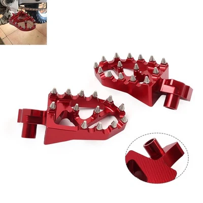 CNC Foot Pegs Rests Pedal For Honda CR50 1995-2001 CR125R CR250R 1995-1999 Foto 1 de 4