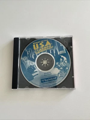 Where in the USA is Carmen Sandiego? - PC/Mac Computer CD Video Game - - Image 1 of 3