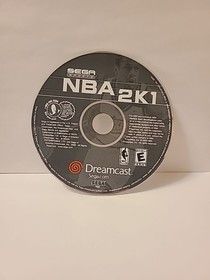 NBA 2K1 (Sega Dreamcast) SEGA SPORTS Disc & Generic Case / Cleaned & Tested!
