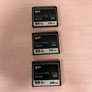Silicon Power 256GB Cinema PRO CFX 310 CFast 2.0 Speicherkarte *** 3 Stück ** - Bild 1 von 2