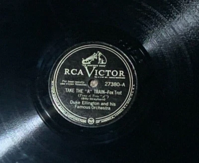 DUKE ELLINGTON, BILLY STRAYHORN / TAKE THE A TRAIN 78 RPM RCA VICTOR RECORD A4 - Image 1 of 2