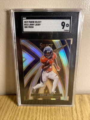 2019 Panini Select Silver Prizm XRC Jerry Jeudy ROOKIE RC #312 SGC 9 MINT - Image 1 of 2