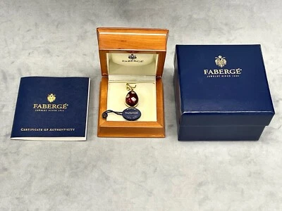 FABERGE HUEVO ORO AMARILLO 18K Y DIAMANTE COLGANTE CON BISAGRAS CON GATO INTERIOR REF F2031 Foto 1 de 4