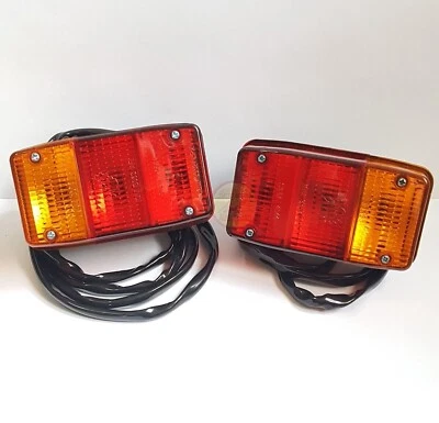 COPPIA FANALINI POSTERIORI SIEM COMPLETI PIAGGIO APE MP 501