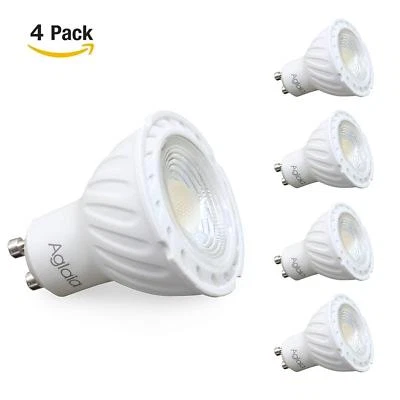 LED Gu10, LED Lampe, LED Spot COB 6W 470Lumen warmweiss, CRI 80 Aglaia 4 Stk. - Bild 1 von 4