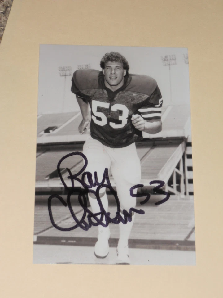 Foto AUTÓGRAFO 1A firmada por Ray Childress 4x6 Texas A&M Foto 1 de 1