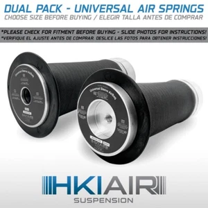 [Free Shipping To UK]  Two Universal Sleeve Air Ride Rolled Springs - Tapered - Picture 1 of 9
