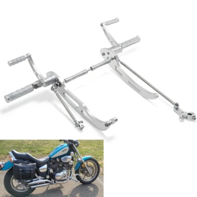 Enlace de controles delanteros de aluminio de 6 pulgadas para Yamaha Virago 1100 XV1100 1986-1999 Foto 1 de 4