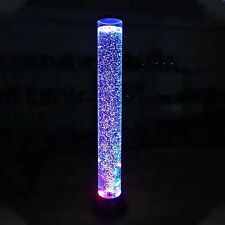 3Ft Led Water Bubble Fish Tube Floor Lamp with 7 Color Changing Night Light F...