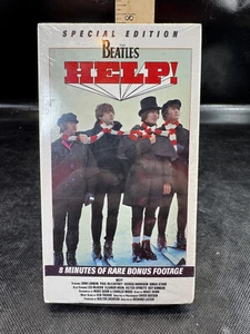 The Beatles Help VHS 1995 Special Edition Brand New Sealed Bonus Footage - Imagen 1 de 7