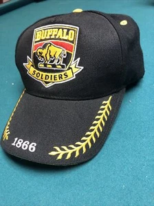 Big Boy Buffalo Soldiers Mens Cap [Black - Adjustable] - Picture 1 of 7