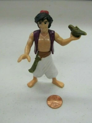 Figura de acción de PVC de plástico para niño de 4" de Aladdin de la película de Disney Foto 1 de 4