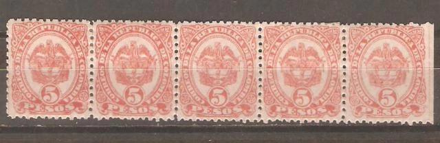 COLOMBIA LOT SC 138 STRIP 414 450 465 466 473 C63 MINT HR C198 573 PAIR PROOF   - Image 1 of 4