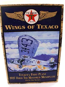 Texaco 1927 Ford Tri-Motor Monoplane Die-Cast Bank Ertl 7th series 1999 - Picture 1 of 13
