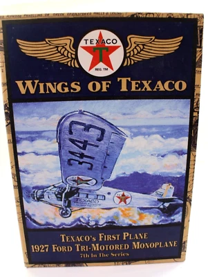 Texaco 1927 Ford Tri-Motor Monoplane Die-Cast Bank Ertl 7th series 1999 - Image 1 of 4