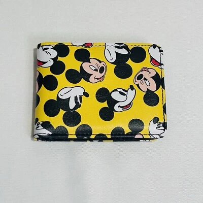 Buckle-Down Mens Disney Mickey Mouse Bifold Wallet New - Image 1 of 4