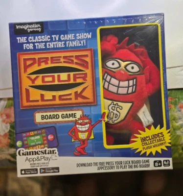Press Your Luck Classic TV Board Game Collectible Plush Whammy  - Image 1 of 4
