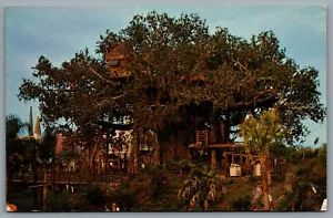 Postcard Walt Disney World FL c1972 Swiss Family Robinson Treehouse 1110207 B - Picture 1 of 2