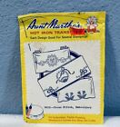 Aunt Martha's Hot Iron Transfer Cross Stitch Embroidery #3622 Vintage