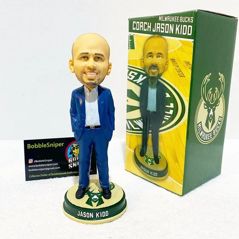 JASON KIDD Milwaukee Bucks "Special Release" NBA Coach Bobblehead Cover