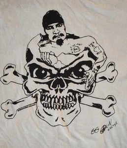 GG ALLIN PRISON ART FAN CLUB SHIRT MURDER JUNKIES ANTISEEN DWARVES MENTORS AXCX - Picture 1 of 6