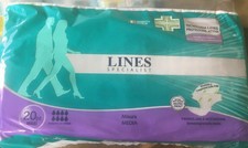 80 pannoloni a mutandina lines specialist maxi misura M (media) x adulti 4x20pz