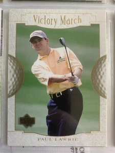 2 Paul Lawrie golf trading cards - Picture 1 of 2