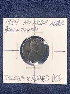1934 Wheat Cent W/ Die Rotation Error no mint mark - Picture 1 of 19