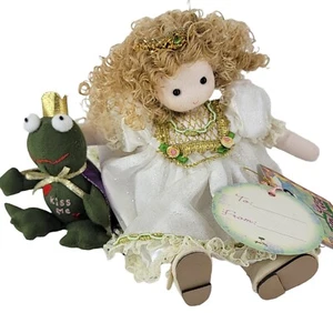 Green Tree Musical Tonight We Love Animated Doll 982-61 Frog Prince Princess - Picture 1 of 11