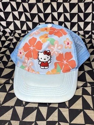 Sanrio Hello Kitty 夏威夷风格帽子平沿帽 — 第 1/4 张图片