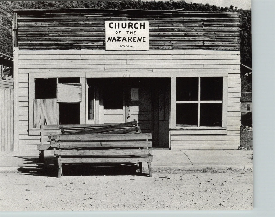 1938 Walker Evans Americana Iglesia del Nazareno Tennessee Foto Original Grabado Foto 1 de 1