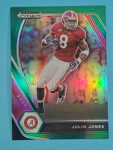Selecciones del draft Panini Prizm 2021 verde Julio Jones Alabama Crimson Tide #55 - Imagen 1 de 2