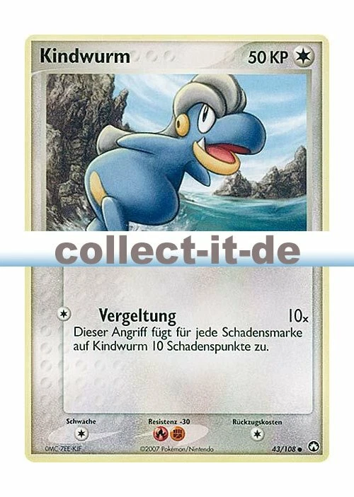 Pokemon EX Power Keepers 43/108 - Kindwurm Deutsch - Bild 1 von 1
